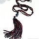 With pendant of garnet. Necklace. Magical Beauty Gems. Online shopping on My Livemaster.  Фото №2