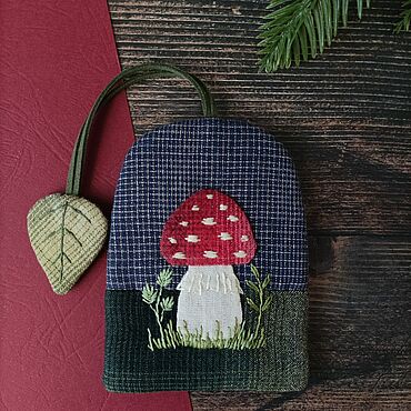 Сумки ручной работы. Ярмарка Мастеров - ручная работа Ключница "Мухомор". Handmade.
