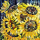 Batik 'Sunflowers'. Pictures. Pictures for the soul (RozaSavinova). Online shopping on My Livemaster.  Фото №2