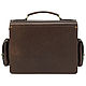 Leather briefcase 'Transformer' (dark brown). Brief case. Russian leather Guild. My Livemaster. Фото №4
