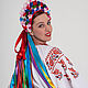 Order Ukrainian folk costume for women ' Blue cornflower'. SLAVYANKA. Livemaster. . Suits Фото №3