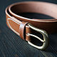 Wide leather men's belt for jeans, brown. Straps. odalgoods (odalgoods). Online shopping on My Livemaster.  Фото №2