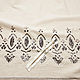 Лен с вышивкой Мах Маrа "Кристалина" итальянские ткани. Ткани. Итальянские ткани люкс 'Tessirina'. Ярмарка Мастеров.  Фото №5