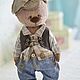 Мишка Фил. Мягкие игрушки. Vintage bears Фоменко Ольга. Интернет-магазин Ярмарка Мастеров.  Фото №2