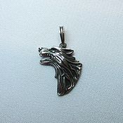 Кольцо: "Крыло дракона", иск. Корунд - Сапфир, серебро