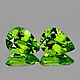 Хризолит, Оливин, Перидот натуральный 2,31Ct 2шт 8х6мм VVS, Минералы, Химки,  Фото №1