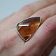 Ring with Topaz wine 'Rose wine', silver. Rings. EdGems jewerly. Online shopping on My Livemaster.  Фото №2