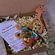 Order Example: a rodent for a baby Giraffe (a rattle, a gift for a newborn). Мастерская Зорькиной Елены | грызунки, погремушки, слингобусы. Livemaster. . Teething toys Фото №3