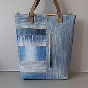 Сумки и аксессуары handmade. Livemaster - original item CARDINAL Denim bag. Handmade.