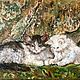 Картина маслом с котятами "На любимом диванчике", Картины, Калининград,  Фото №1
