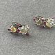 Серьги с опалами 3,76 ct и рубинами 0,9 ct, Серьги классические, Уфа,  Фото №1