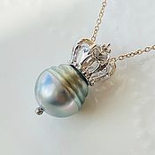 Украшения handmade. Livemaster - original item Tahiti pearl pendant buy. Handmade.