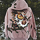 Warm Hoodie with Owl Owl Hand Embroidery Winter Sweatshirt Sweatshirt. Sweatshirts. Karina-bro. My Livemaster. Фото №6