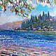  Oil painting landscape ' sea Bay. Montenegro». Pictures. Fine Art for Joy. My Livemaster. Фото №5