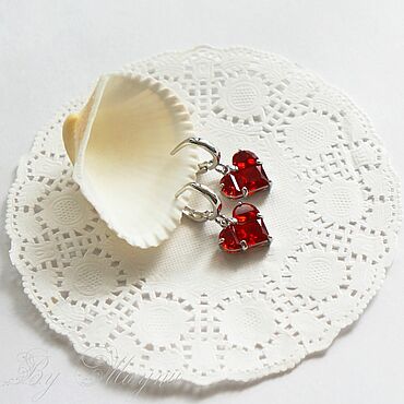Украшения ручной работы. Ярмарка Мастеров - ручная работа Серьги "Love". Handmade.