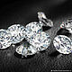 Заказать Муассанит (MOISSANITE) белый цвет DE/VVS1, круг, 2,5 мм, 800 шт. ILLUSION_STONES1. Ярмарка Мастеров. . Кабошоны Фото №3