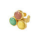 Order Ring with multicolored stones, buy a ring of three stones with agate. Irina Moro. Livemaster. . Rings Фото №3