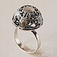 'Full moon' - silver ring, Rings, Kurgan,  Фото №1