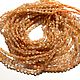 Солнченый камень 4мм нить 38см. Бусины. Beads. Ярмарка Мастеров.  Фото №4