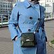  Women's leather Handbag green Green S76p-631. Crossbody bag. Natalia Kalinovskaya. Online shopping on My Livemaster.  Фото №2