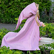 Purple velvet skirt for Paola Reina doll