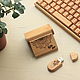 Wooden gift flash drive 32 GB 'With love' in a box. Gifts for March 8. Trees may - creative workshop. My Livemaster. Фото №4