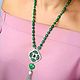 Necklace with agate and jade. Necklace. ELENA KARPOVA KB. My Livemaster. Фото №6
