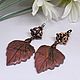 Earrings 'Autumn' with natural Jasper Picasso. Earrings. AnnaCraft. Online shopping on My Livemaster.  Фото №2