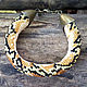 beaded bracelet 'honey python' bead harness with python texture. Bead bracelet. Boosya's beaded creations. Online shopping on My Livemaster.  Фото №2