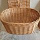 Oval basket from willow twigs with lid. Basket. Elena Shitova - basket weaving. My Livemaster. Фото №4