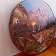 Painting on a tree ' Evening'. Pictures. Anji's favourite pictures (anzhela-a). My Livemaster. Фото №4