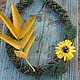 Колье Подсолнух. Колье косичка из бисера с бусиной агата. Колье. Ирина Скрипка. Ярмарка Мастеров.  Фото №9