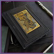 Канцелярские товары handmade. Livemaster - original item Diary with the engraving 