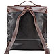 Leather backpack 'New Student' (black). Backpacks. Russian leather Guild. Online shopping on My Livemaster.  Фото №2