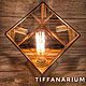 Stained glass lamp in the loft style 'Cube'. Table lamps. tiffanarium (Tiffanarium). My Livemaster. Фото №5