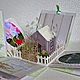 Коробочка Мэджик Бокс для денег с домиком миниатюрой внутри, Открытки, Москва,  Фото №1
