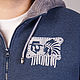 Order Men's jacket with zipper, hoodie and fur inside Western. Lara (EnigmaStyle). Livemaster. . Sweatshirts for men Фото №3