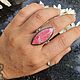 Кольцо с тулитом. Кольца. Karma-jewelry. Ярмарка Мастеров.  Фото №4