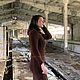Вязаное шерстяное платье-миди "Шоколад". Платья. IRINA GRUDKINA Handmade Knitwear. Ярмарка Мастеров.  Фото №6