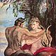 Oil painting erotic in antique style centaur and nymph. Pictures. sharaeva-elena. My Livemaster. Фото №4