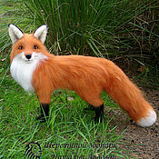 Куклы и игрушки handmade. Livemaster - original item Alice fox / felted fox made of wool / interior toy /fox. Handmade.