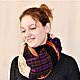 Boho-style snood scarf. Double-sided, handmade snood. Scarves. Boho-Eklektika. My Livemaster. Фото №4