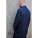 Костюм мужской из конопляного денима Hemp Denim Oversized Suit Blue. Костюм мужской. VÄN Studio. Ярмарка Мастеров.  Фото №6