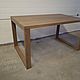 Order Dining table made of oak 850h1400. aleksej-ixw. Livemaster. . Tables Фото №3