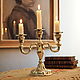 Винтаж: Канделябр на три свечи, Подсвечники винтажные, Санкт-Петербург,  Фото №1