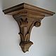 Order Consola de pared tallada clásica 3 roble. Carved decor. Livemaster. . Shelves Фото №3