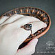 Copper ring with hematite - delicate ring with natural stone. Rings. Strangell Jewelry. My Livemaster. Фото №5