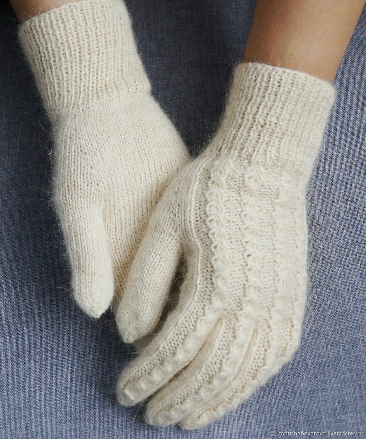 Warm women's gloves with goat down – купить на Ярмарке Мастеров – S5KE0COM  | Gloves, Orenburg