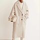 Пальтовый кашемир с альпакой MaxMara молочный. Ткани. You.ra tkani. Ярмарка Мастеров.  Фото №6