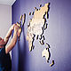 Заказать Карта мира без покрытия из фанеры 6 мм. PandaWood. Ярмарка Мастеров. . Фотокартины Фото №3